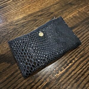 Kate Landry Black Textured Wallet